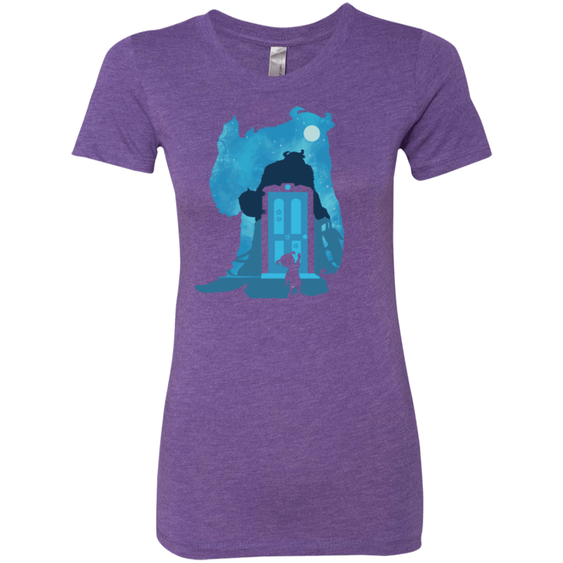 T-Shirts Purple Rush / S Monster Portrait Women's Triblend T-Shirt