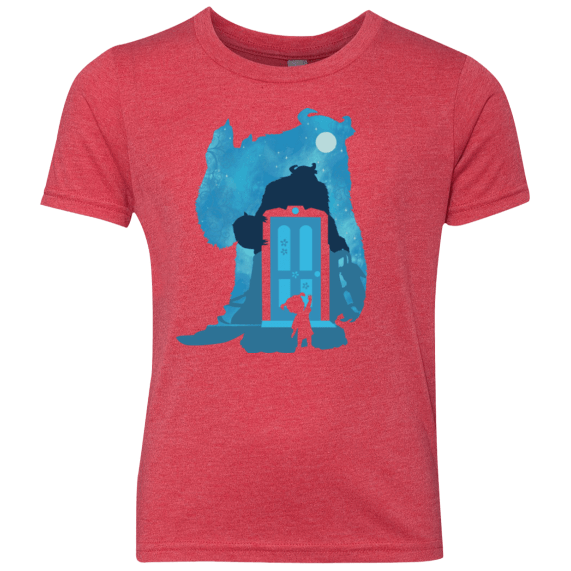 T-Shirts Vintage Red / YXS Monster Portrait Youth Triblend T-Shirt