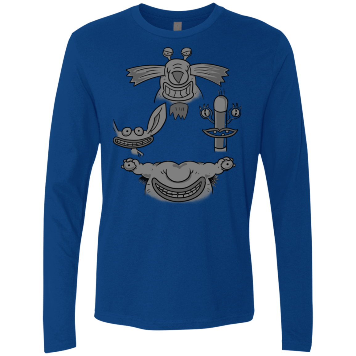 T-Shirts Royal / S MONSTER RHAPSODY Men's Premium Long Sleeve