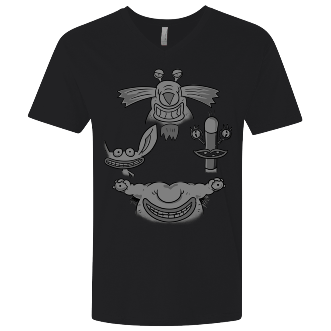 T-Shirts Black / X-Small MONSTER RHAPSODY Men's Premium V-Neck