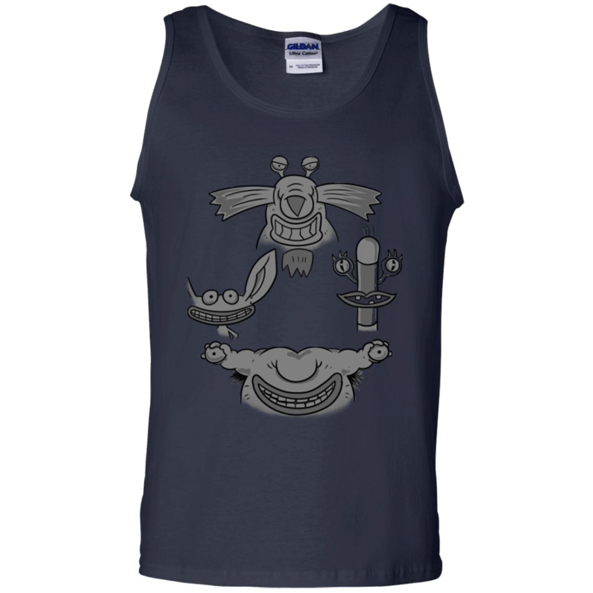 T-Shirts Navy / S MONSTER RHAPSODY Men's Tank Top