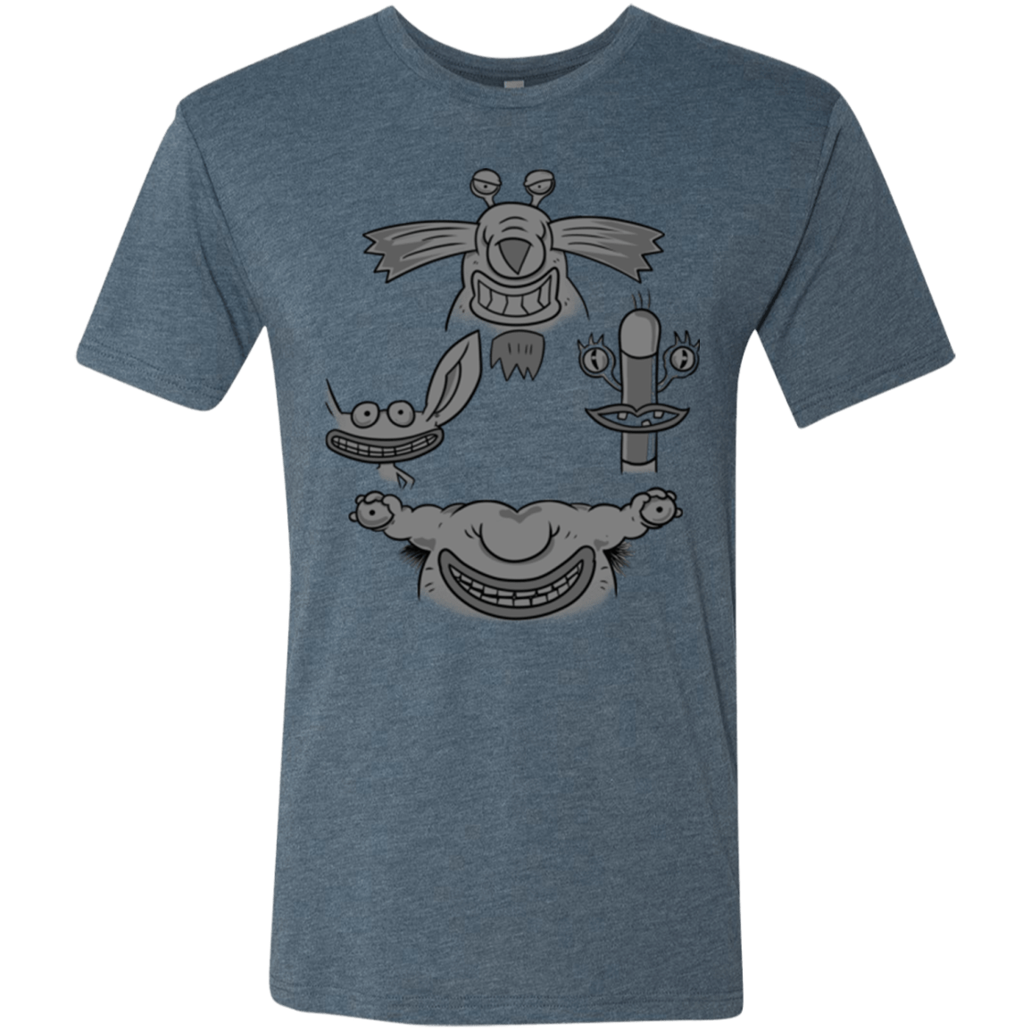 T-Shirts Indigo / S MONSTER RHAPSODY Men's Triblend T-Shirt