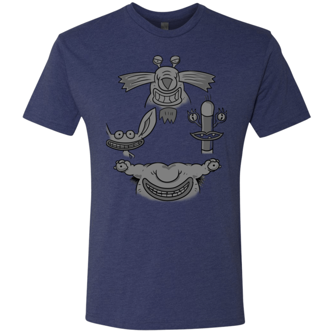 T-Shirts Vintage Navy / S MONSTER RHAPSODY Men's Triblend T-Shirt