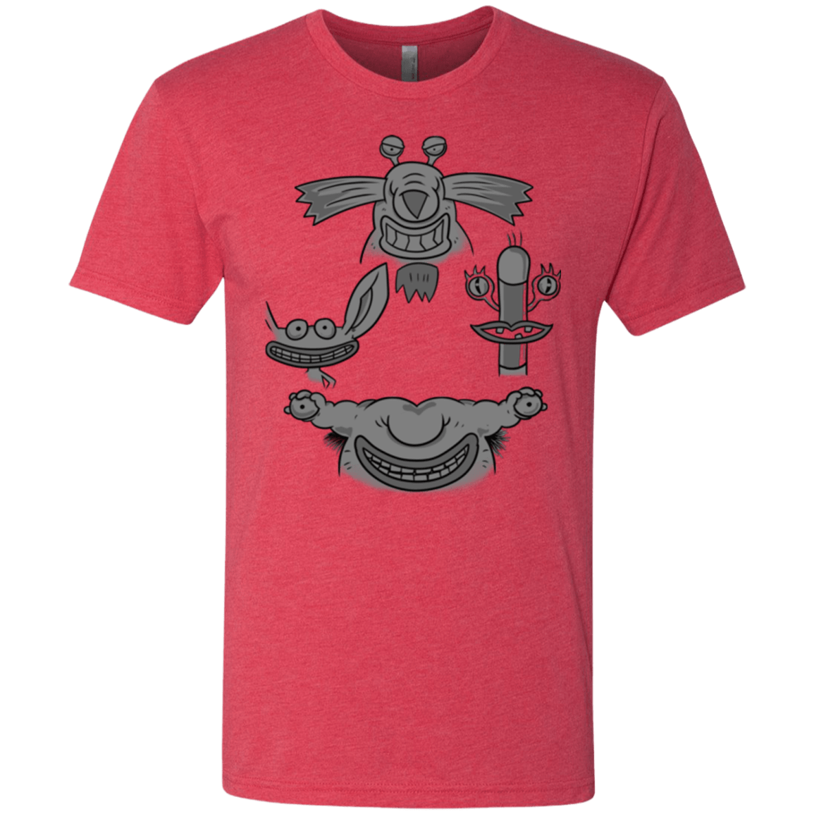 T-Shirts Vintage Red / S MONSTER RHAPSODY Men's Triblend T-Shirt