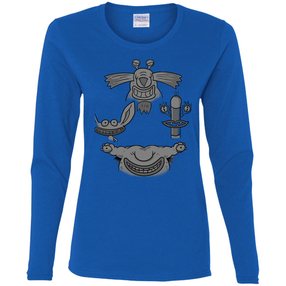 T-Shirts Royal / S MONSTER RHAPSODY Women's Long Sleeve T-Shirt