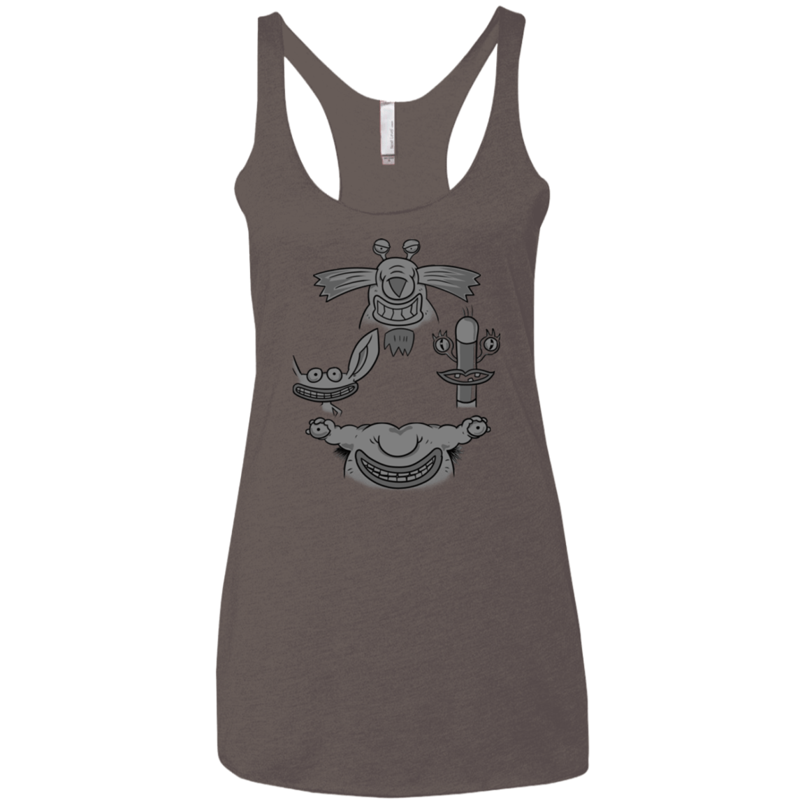 T-Shirts Macchiato / X-Small MONSTER RHAPSODY Women's Triblend Racerback Tank