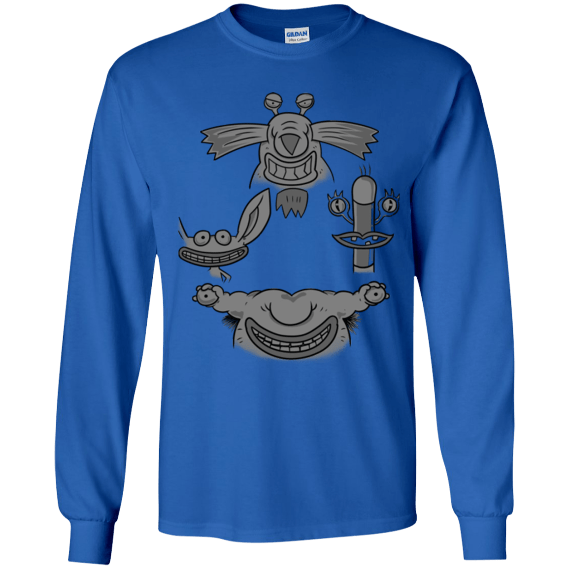 T-Shirts Royal / YS MONSTER RHAPSODY Youth Long Sleeve T-Shirt