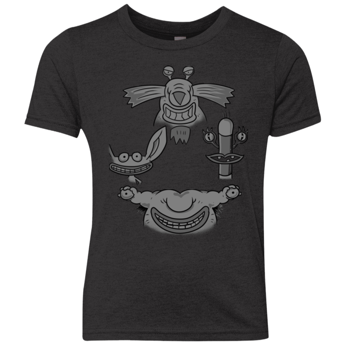 T-Shirts Vintage Black / YXS MONSTER RHAPSODY Youth Triblend T-Shirt