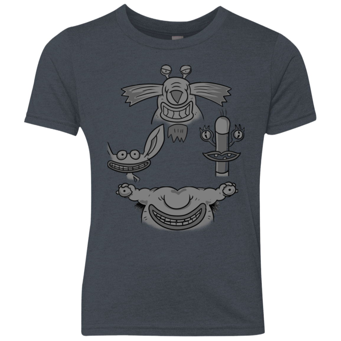 T-Shirts Vintage Navy / YXS MONSTER RHAPSODY Youth Triblend T-Shirt