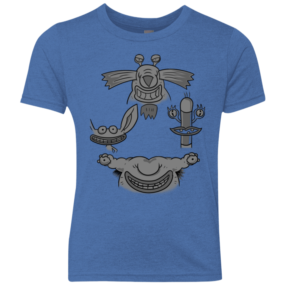 T-Shirts Vintage Royal / YXS MONSTER RHAPSODY Youth Triblend T-Shirt