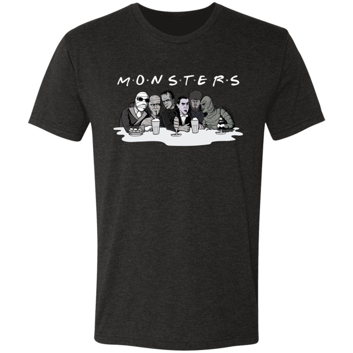 T-Shirts Vintage Black / S MONSTERS Men's Triblend T-Shirt