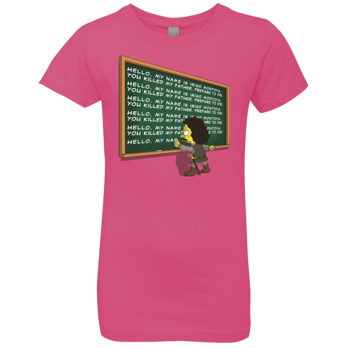 T-Shirts Hot Pink / YXS Montoya Detention Girls Premium T-Shirt