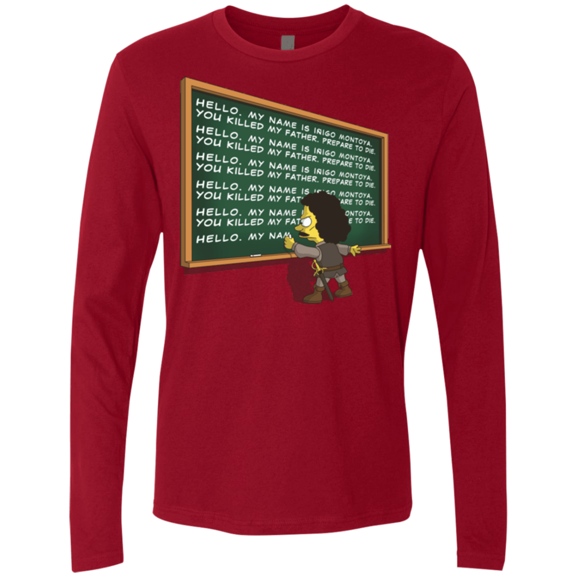 T-Shirts Cardinal / Small Montoya Detention Men's Premium Long Sleeve