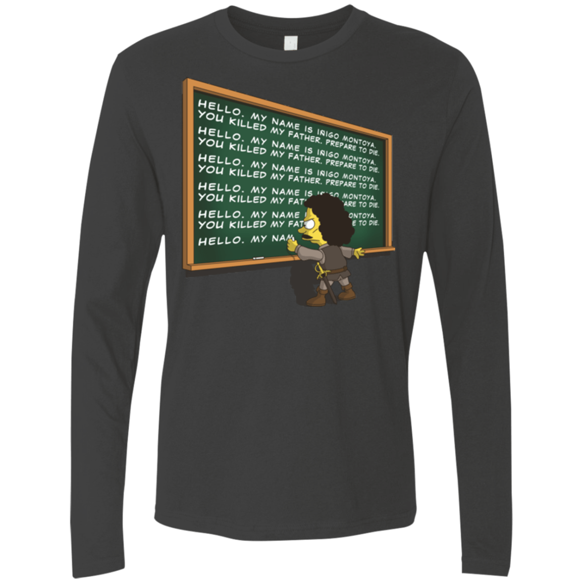 T-Shirts Heavy Metal / Small Montoya Detention Men's Premium Long Sleeve