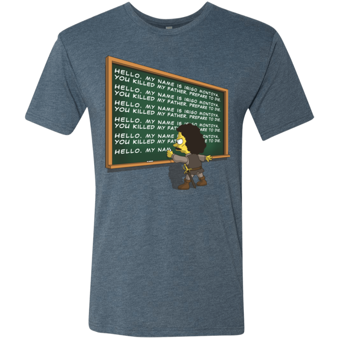 T-Shirts Indigo / Small Montoya Detention Men's Triblend T-Shirt