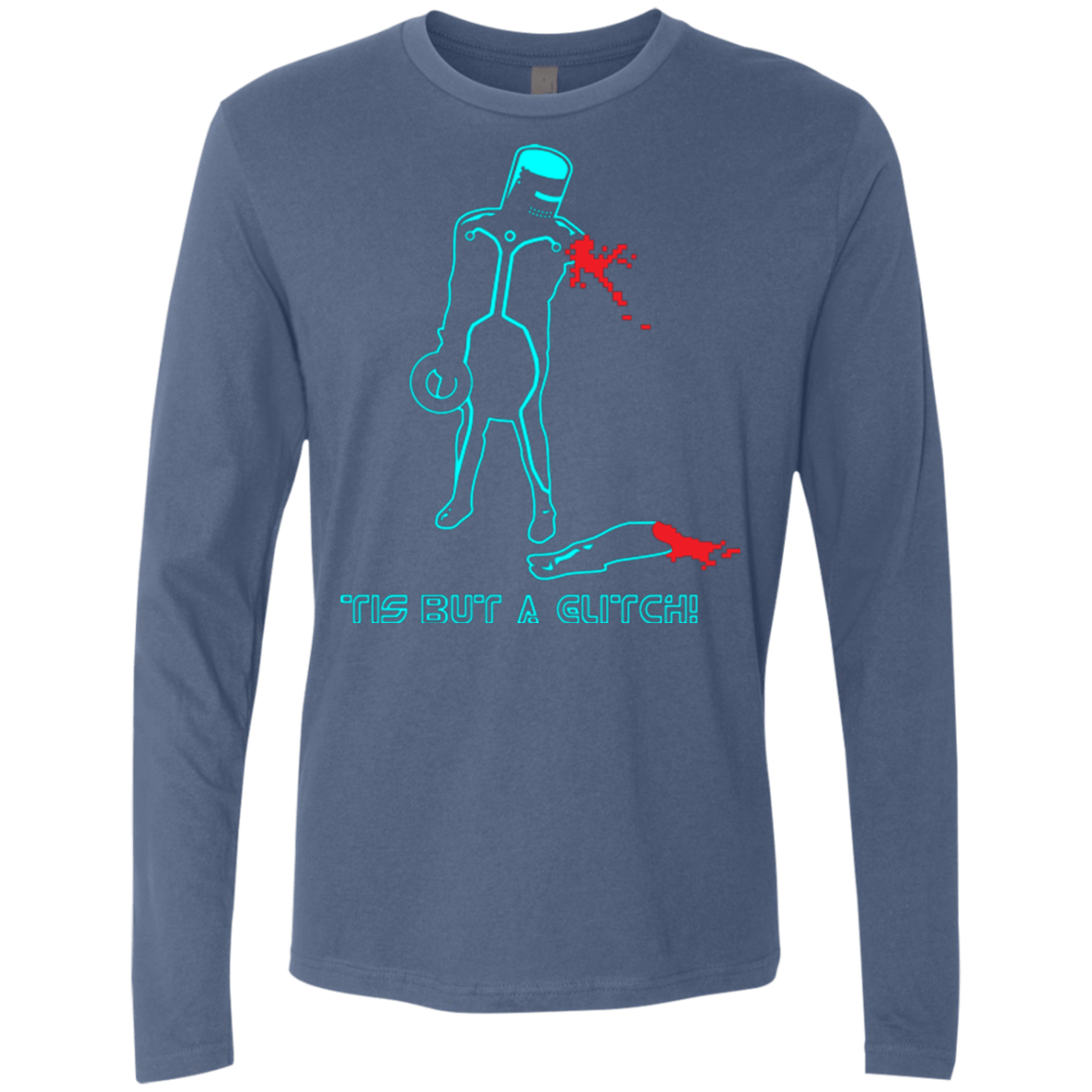 T-Shirts Indigo / Small Monty Pytron Men's Premium Long Sleeve