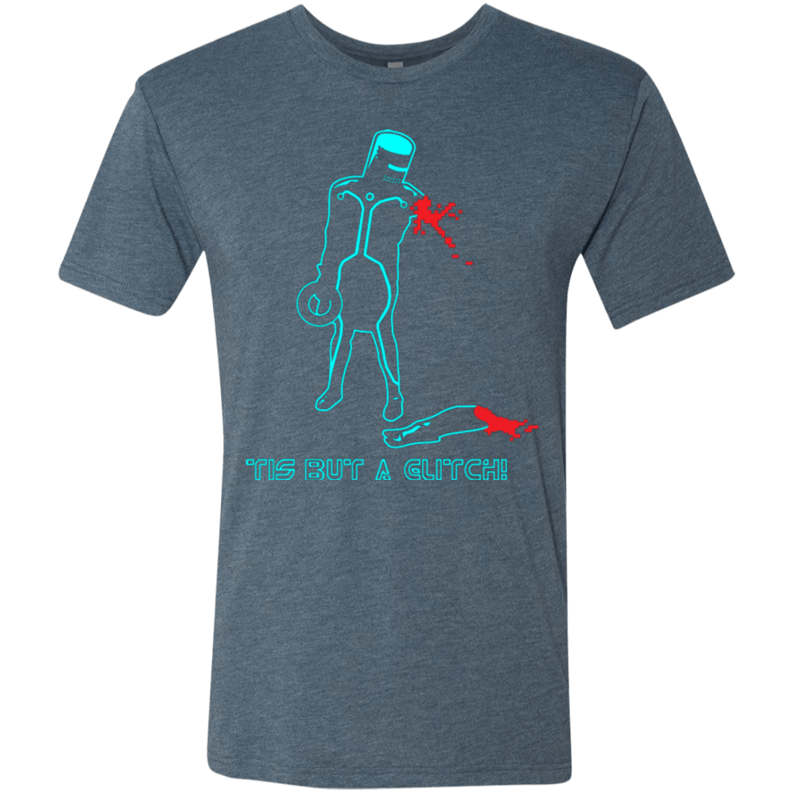 T-Shirts Indigo / Small Monty Pytron Men's Triblend T-Shirt