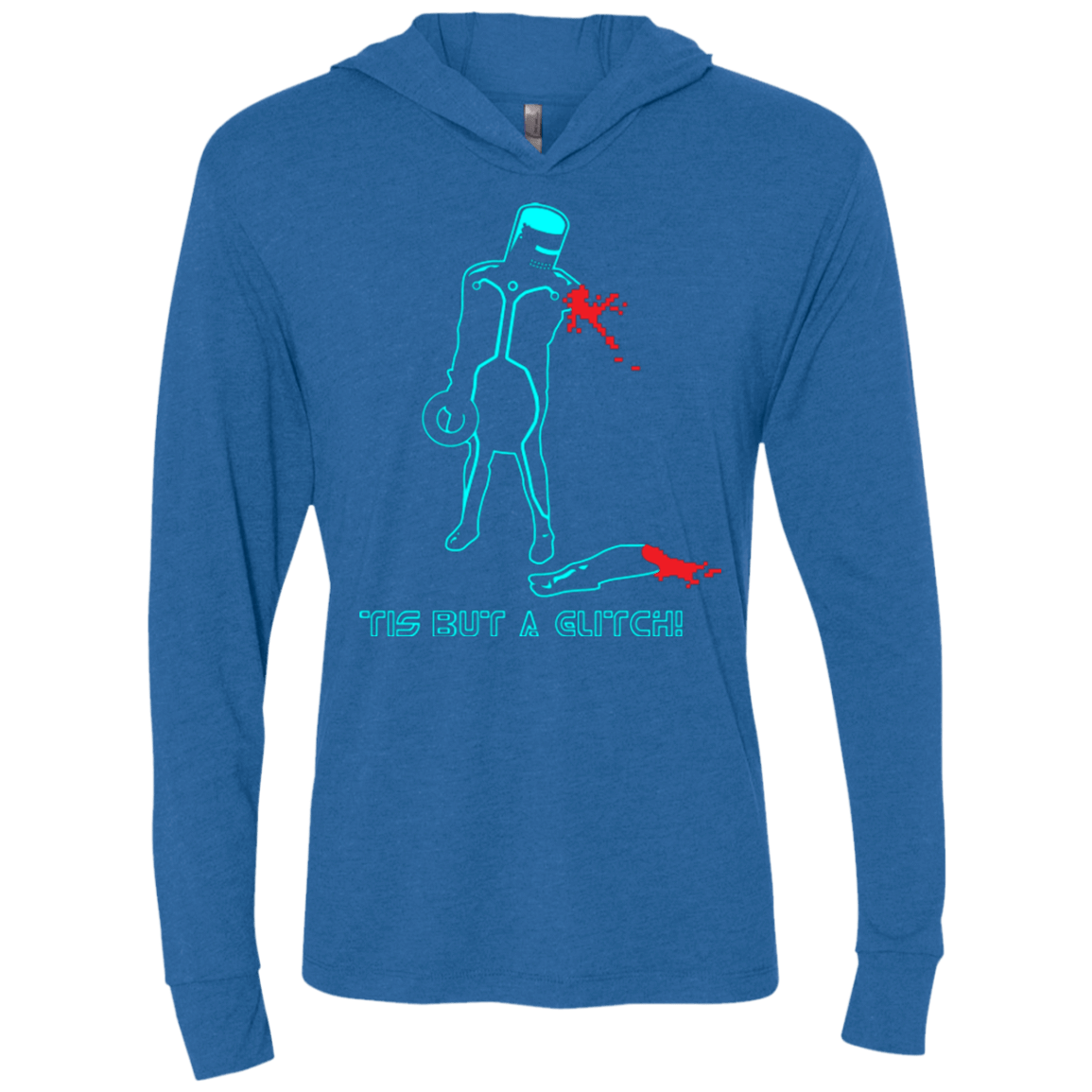 T-Shirts Vintage Royal / X-Small Monty Pytron Triblend Long Sleeve Hoodie Tee