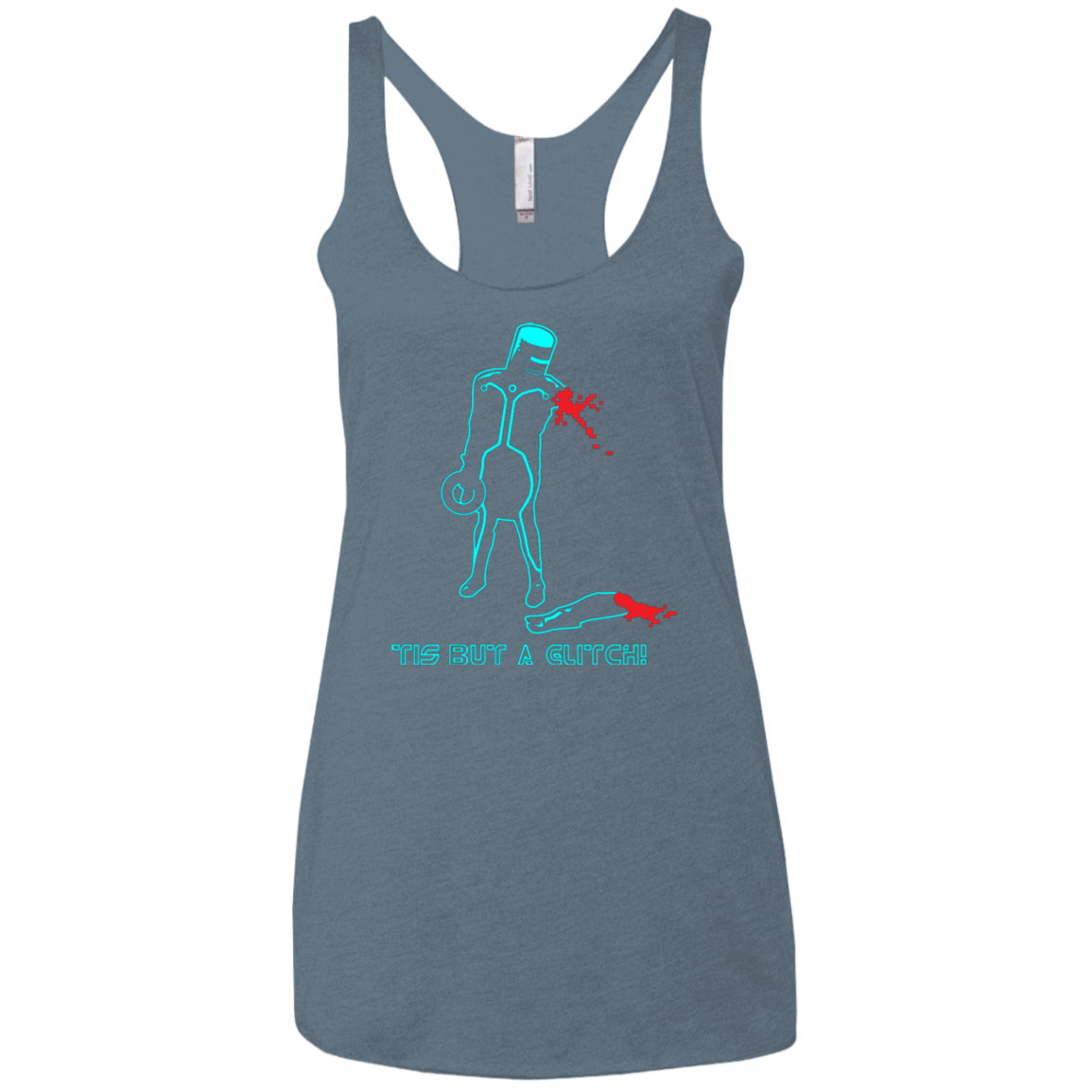 T-Shirts Indigo / X-Small Monty Pytron Women's Triblend Racerback Tank