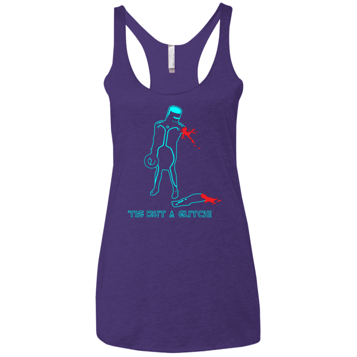 T-Shirts Purple / X-Small Monty Pytron Women's Triblend Racerback Tank