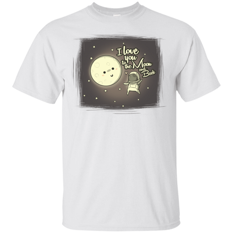 T-Shirts White / S Moon and Back T-Shirt
