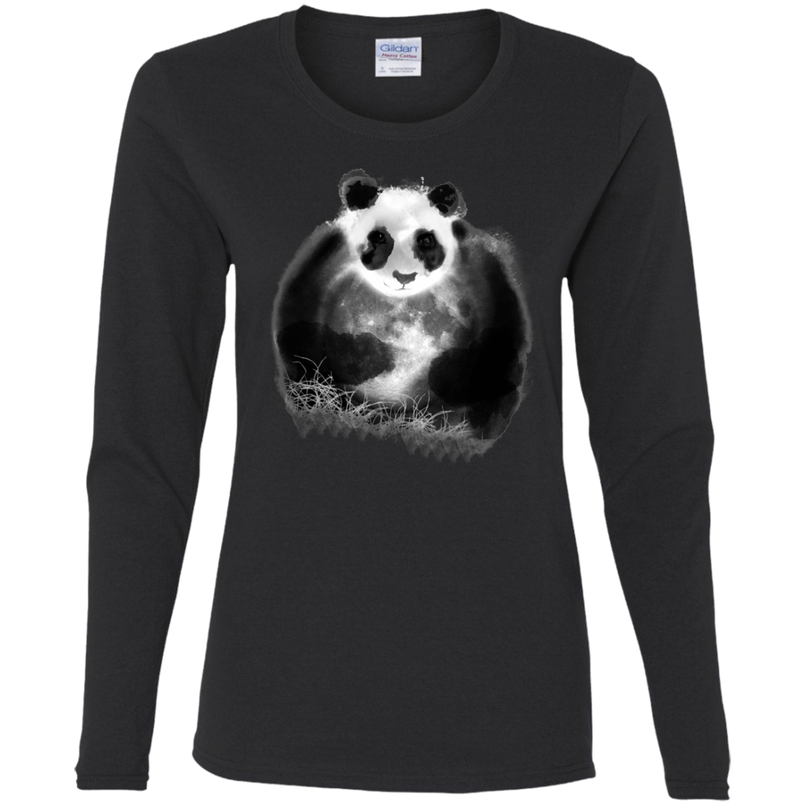 T-Shirts Black / S Moon Catcher Women's Long Sleeve T-Shirt