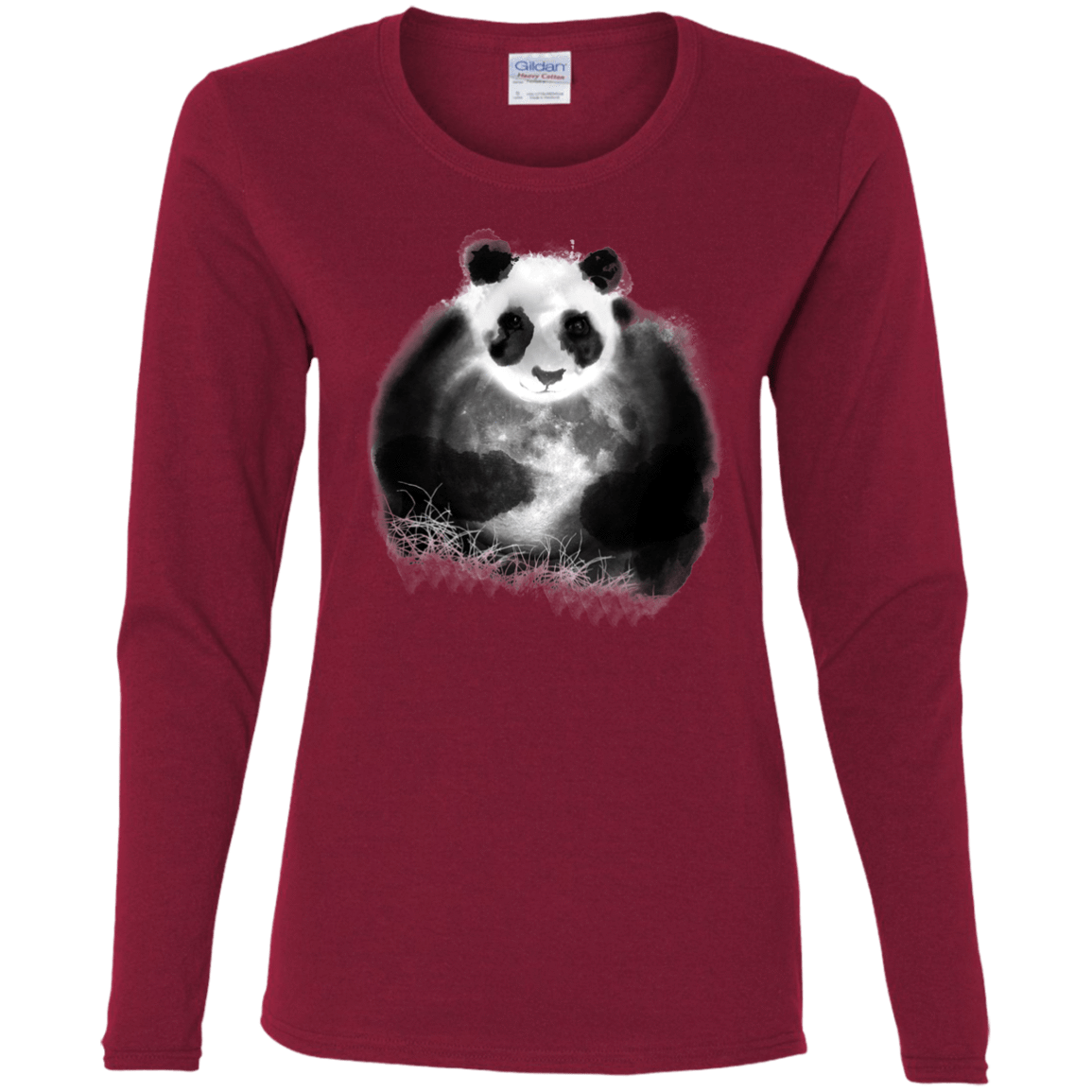 T-Shirts Cardinal / S Moon Catcher Women's Long Sleeve T-Shirt