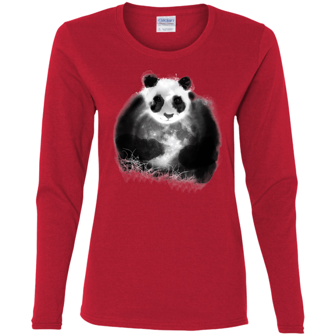 T-Shirts Red / S Moon Catcher Women's Long Sleeve T-Shirt