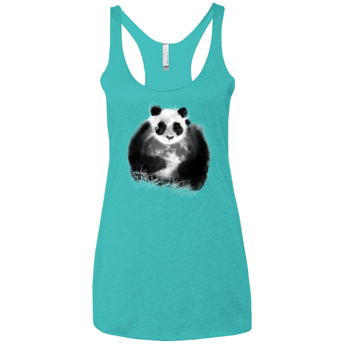 Moon Catcher Women's Triblend Racerback Tank