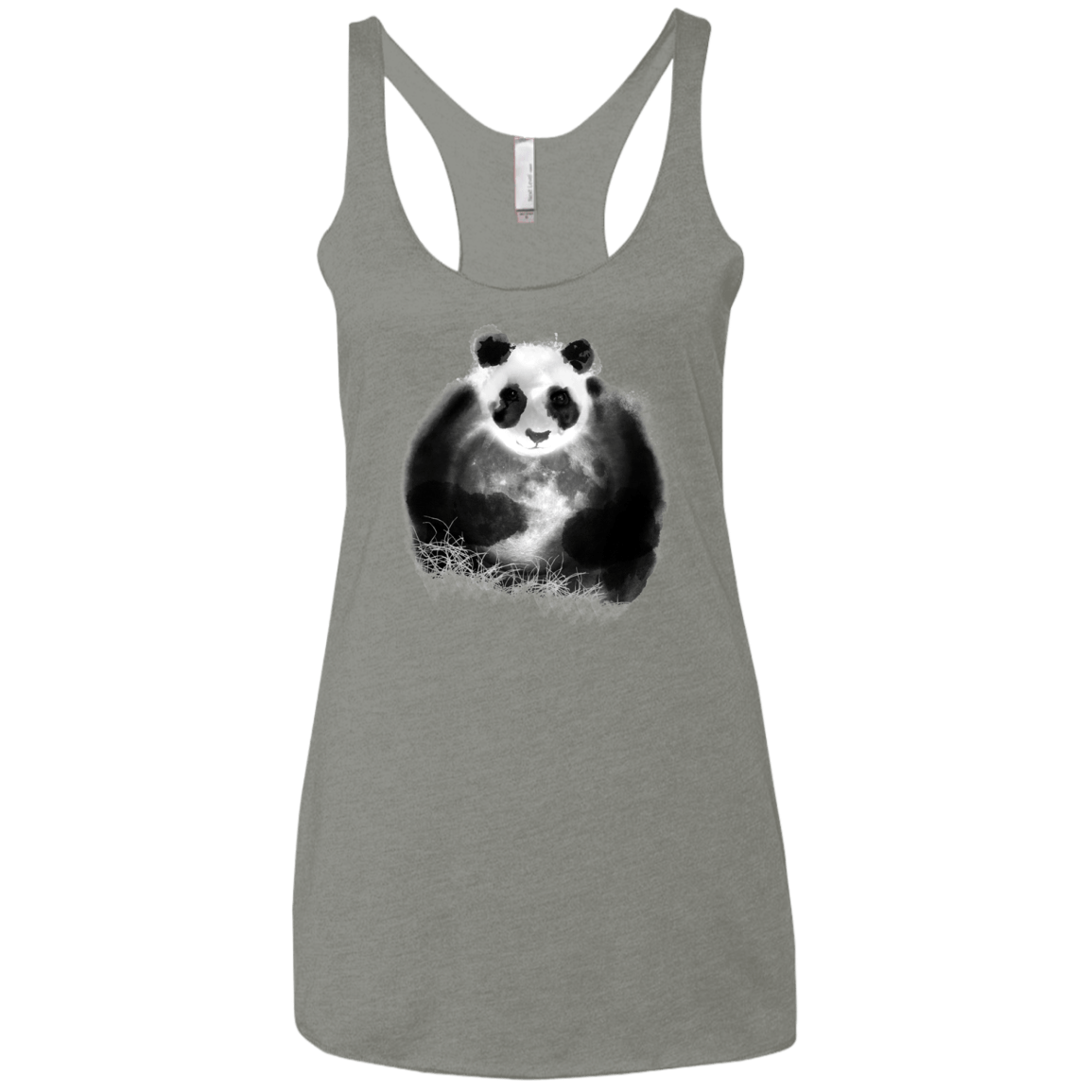 Moon Catcher Women's Triblend Racerback Tank