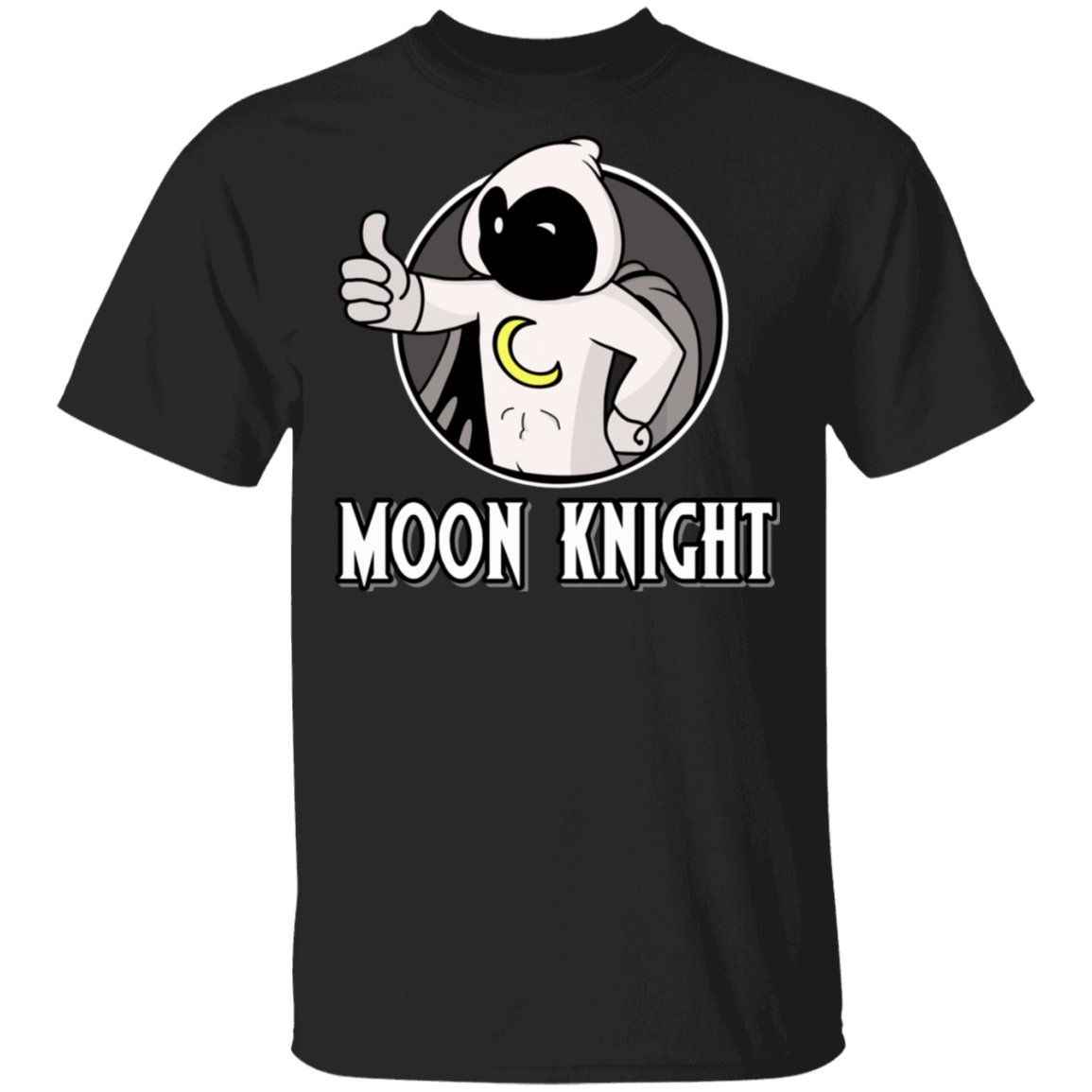 T-Shirts Black / S Moon Knight Thumbs Up T-Shirt