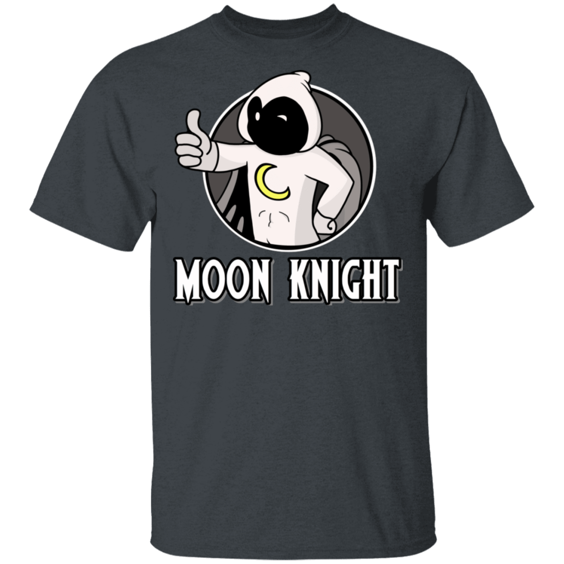 T-Shirts Dark Heather / S Moon Knight Thumbs Up T-Shirt