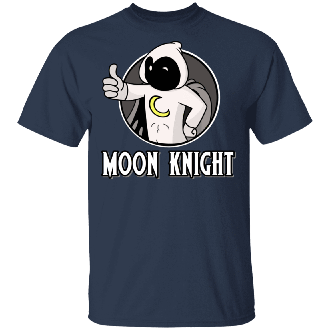 T-Shirts Navy / S Moon Knight Thumbs Up T-Shirt