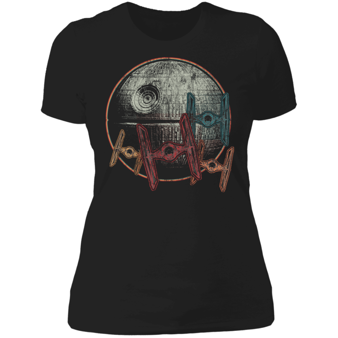 T-Shirts Black / X-Small Moon of Death Women's Premium T-Shirt