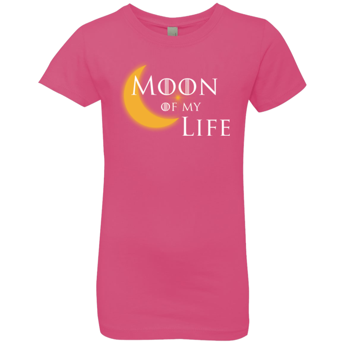 T-Shirts Hot Pink / YXS Moon of my Life Girls Premium T-Shirt
