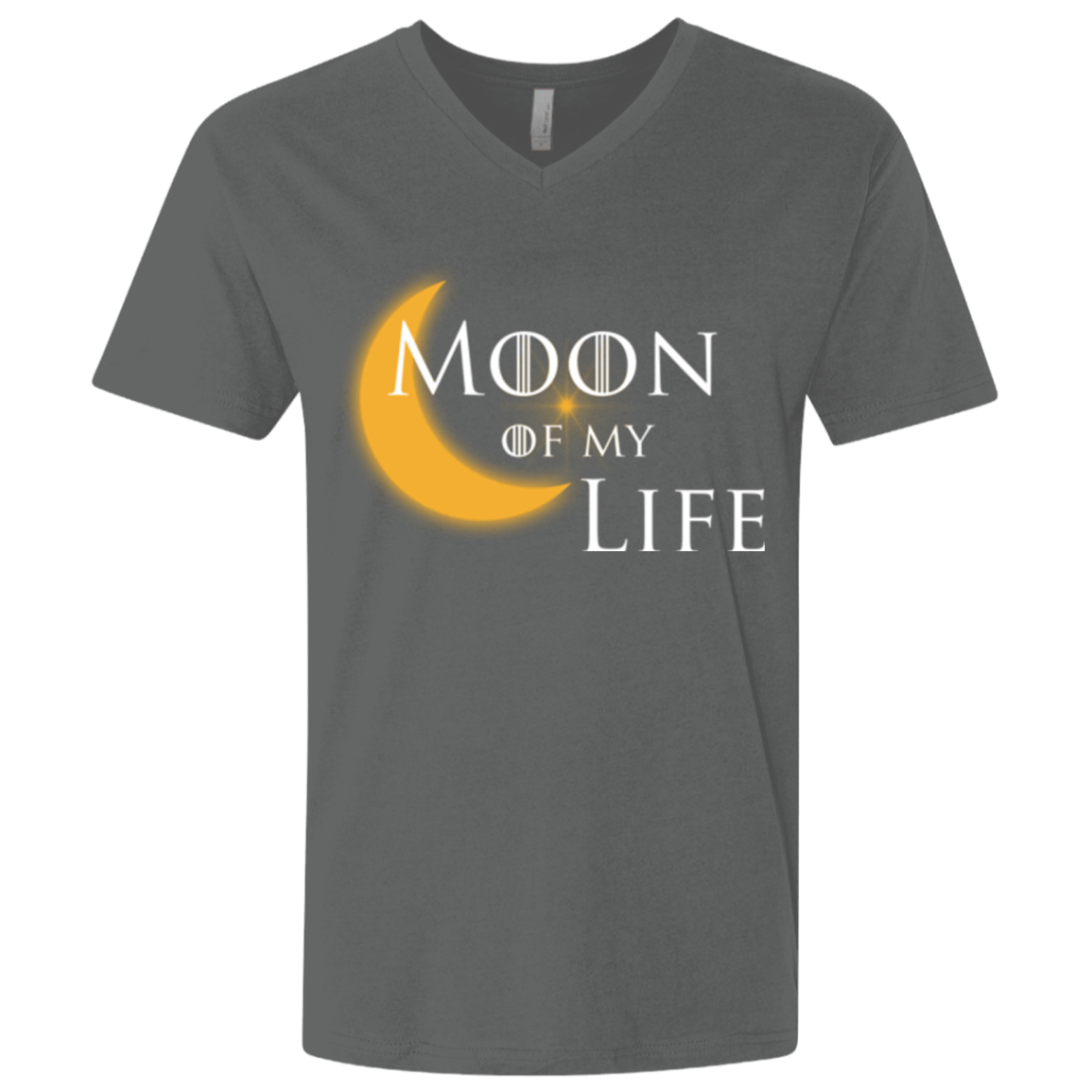 T-Shirts Heavy Metal / X-Small Moon of my Life Men's Premium V-Neck