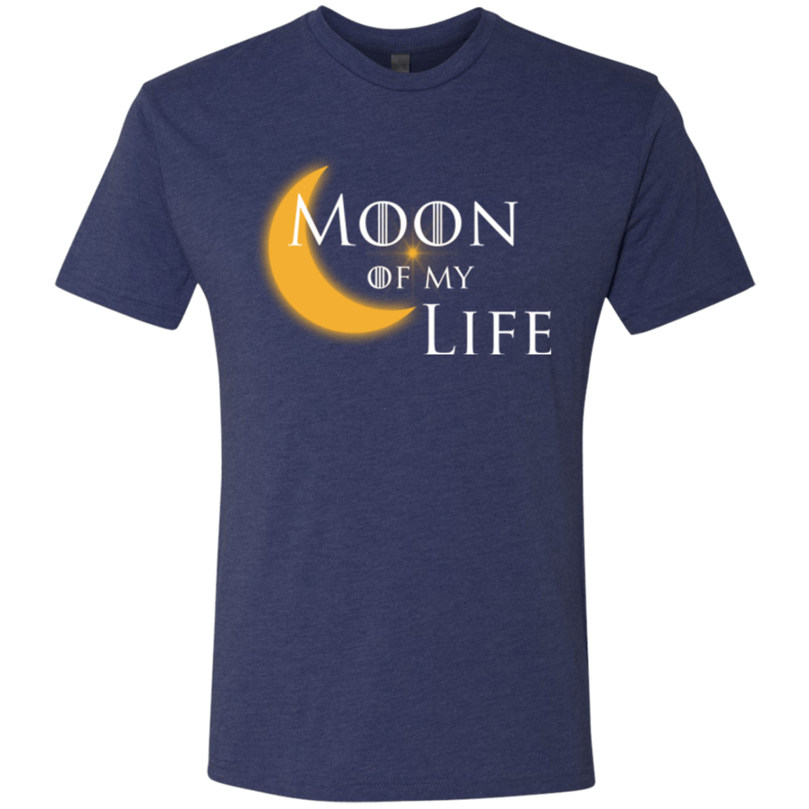 T-Shirts Vintage Navy / Small Moon of my Life Men's Triblend T-Shirt