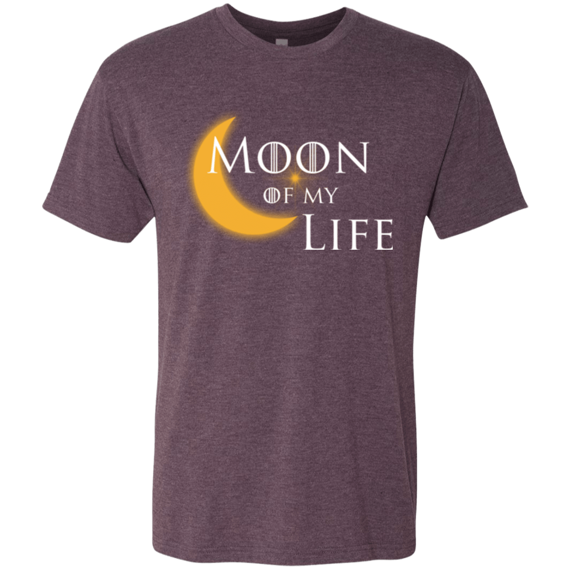 T-Shirts Vintage Purple / Small Moon of my Life Men's Triblend T-Shirt