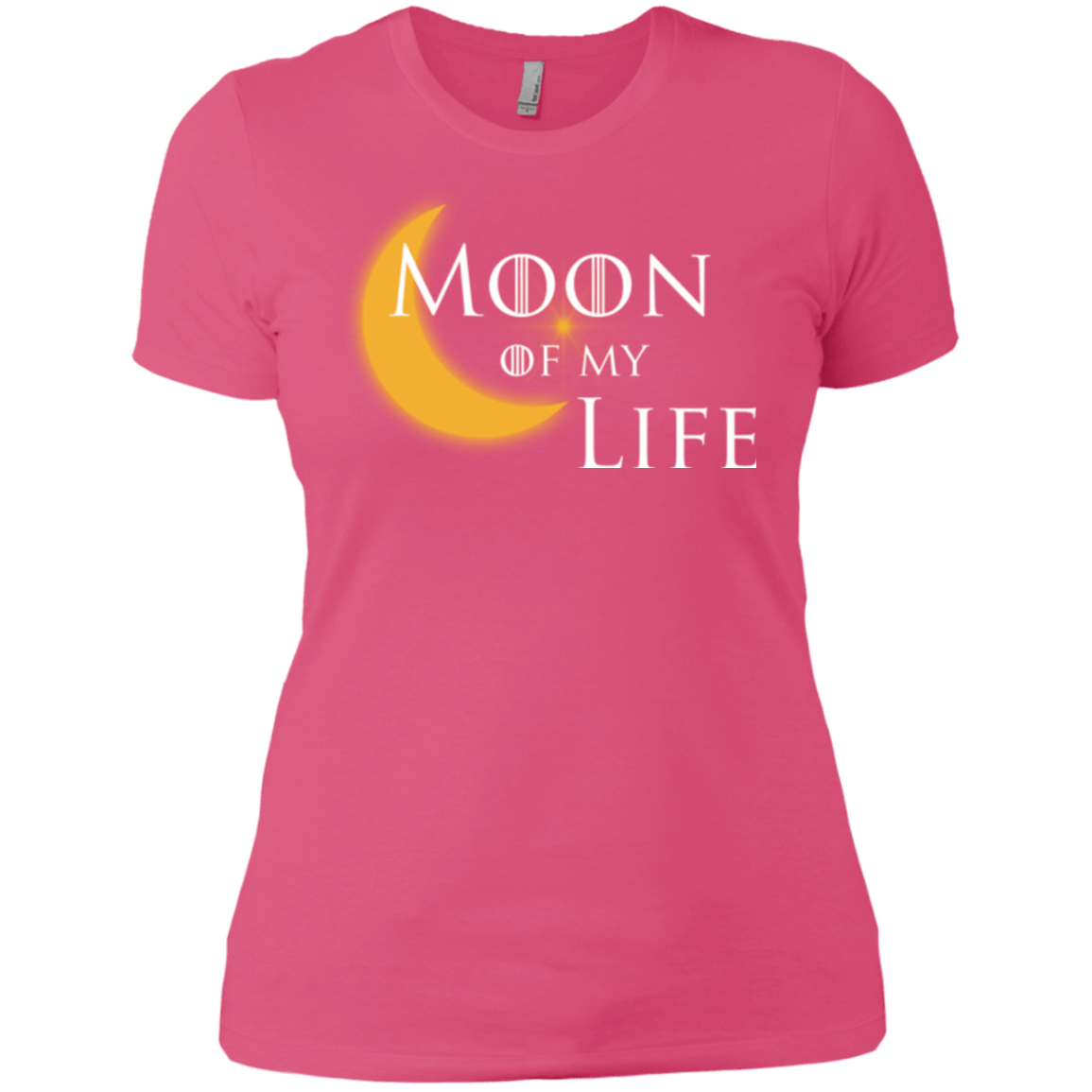 T-Shirts Hot Pink / X-Small Moon of my Life Women's Premium T-Shirt