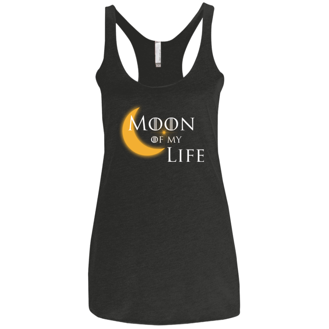 T-Shirts Vintage Black / X-Small Moon of my Life Women's Triblend Racerback Tank