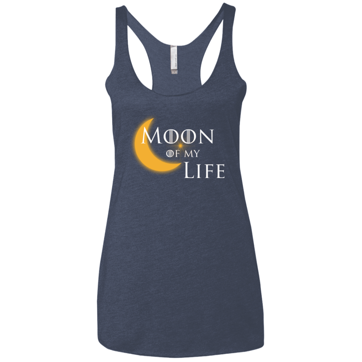 T-Shirts Vintage Navy / X-Small Moon of my Life Women's Triblend Racerback Tank