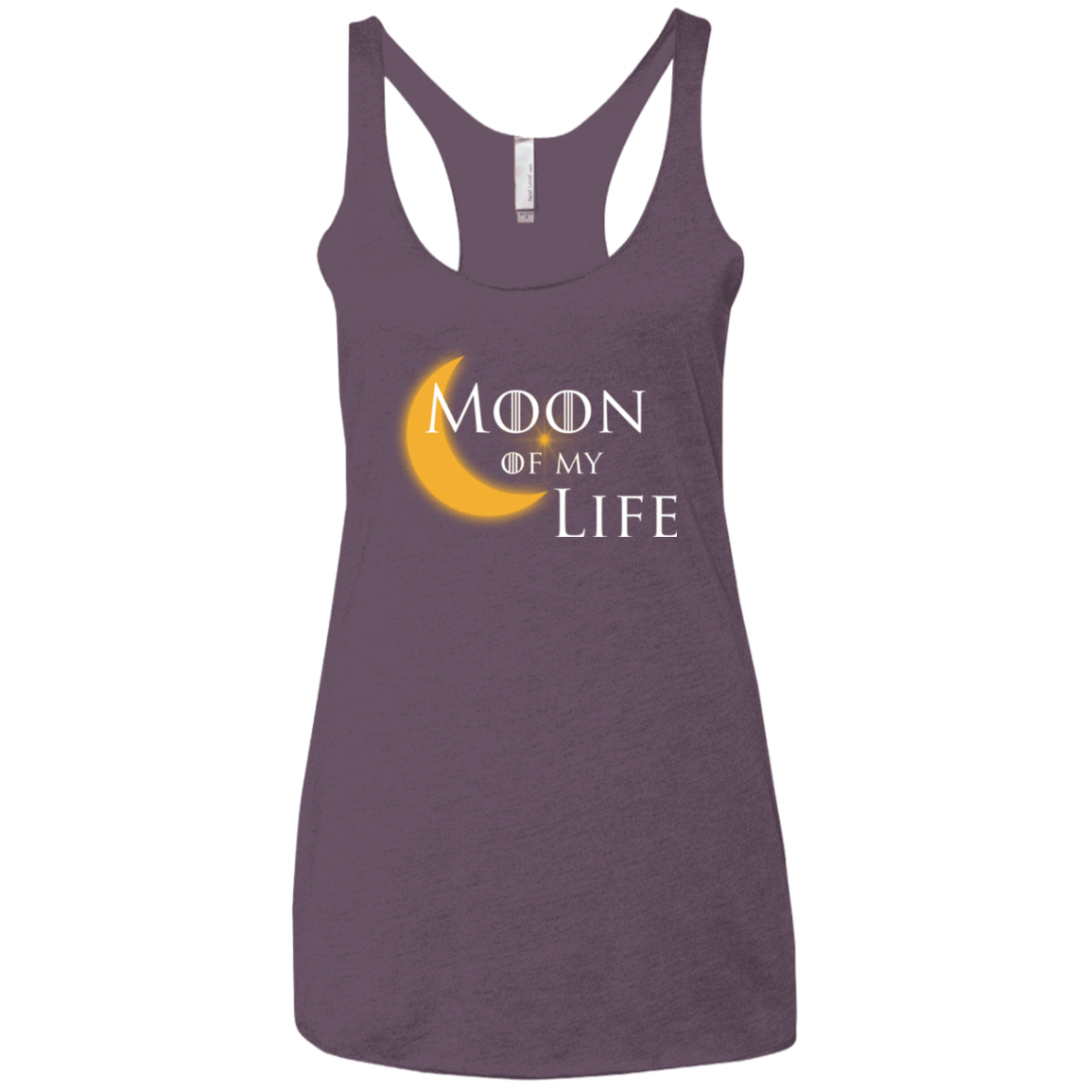 T-Shirts Vintage Purple / X-Small Moon of my Life Women's Triblend Racerback Tank