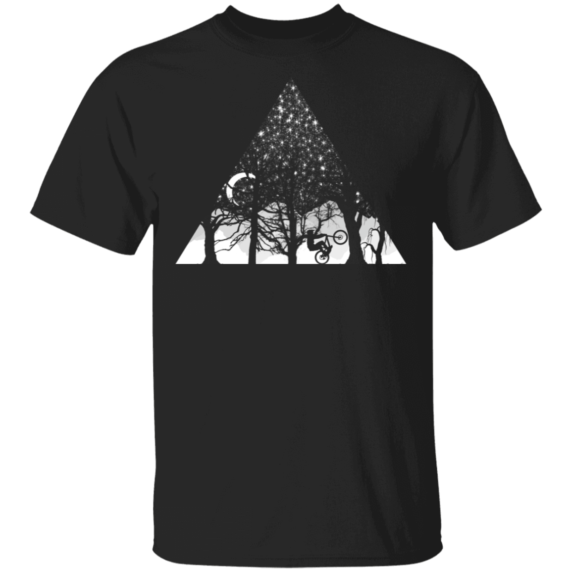 T-Shirts Black / S Moonlight Bike Ride T-Shirt