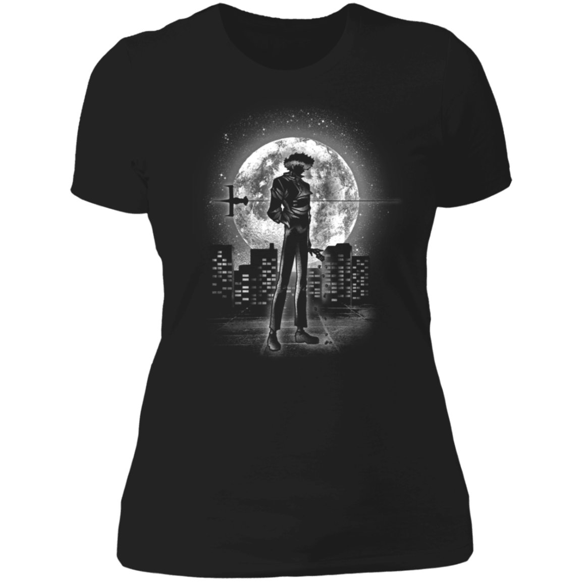T-Shirts Black / X-Small Moonlight Cowboy Women's Premium T-Shirt