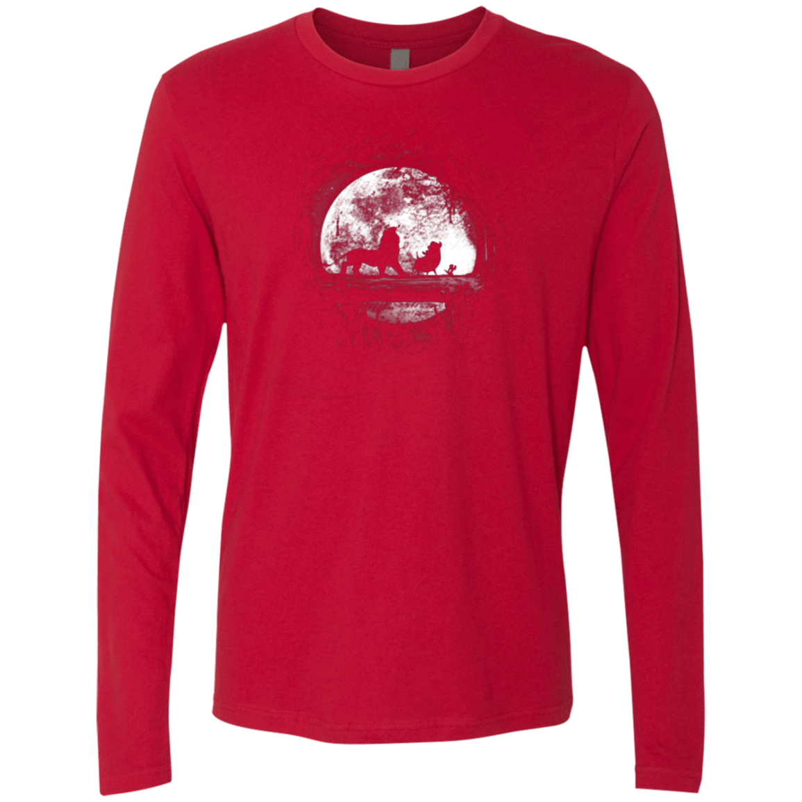 T-Shirts Red / Small Moonlight Men's Premium Long Sleeve