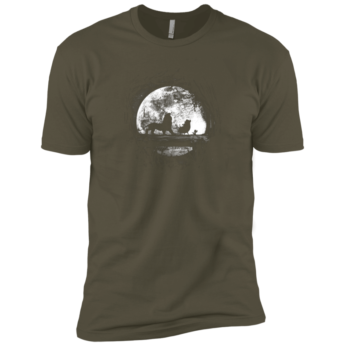 T-Shirts Military Green / X-Small Moonlight Men's Premium T-Shirt
