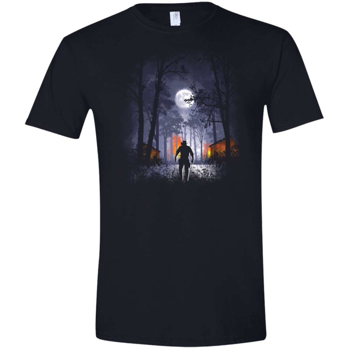 T-Shirts Black / X-Small Moonlight Men's Semi-Fitted Softstyle