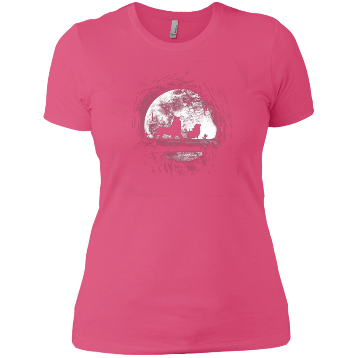 T-Shirts Hot Pink / X-Small Moonlight Women's Premium T-Shirt