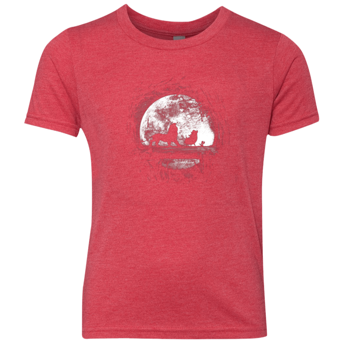 T-Shirts Vintage Red / YXS Moonlight Youth Triblend T-Shirt