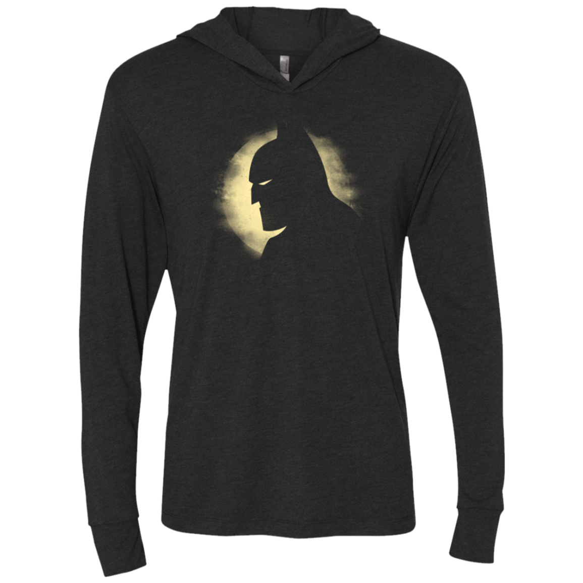 T-Shirts Vintage Black / X-Small Moonlit Knight Triblend Long Sleeve Hoodie Tee